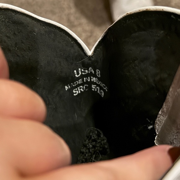 Sterling River - White Western Heeled Boots - Picture 7 of 8